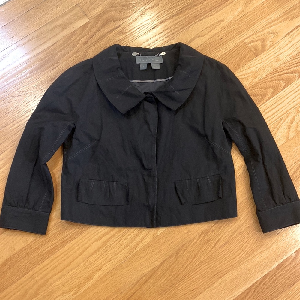 Proenza Schouler cropped black jacket